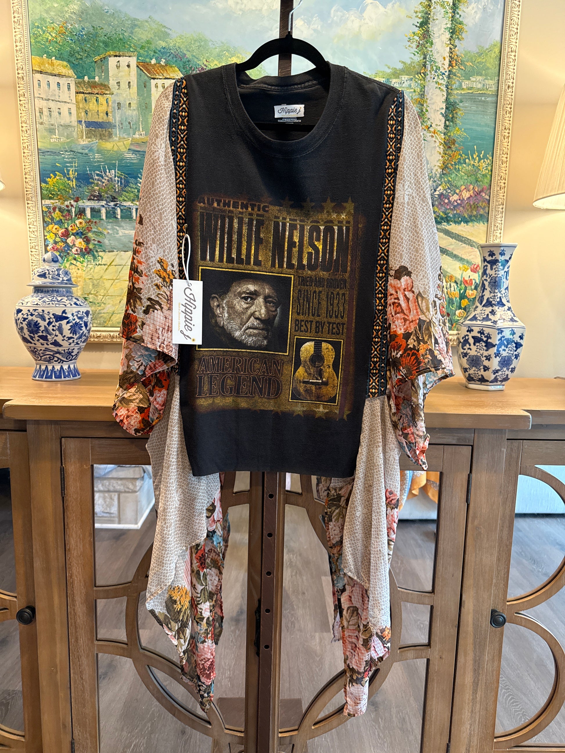 Roper Band Tee Willie Nelson