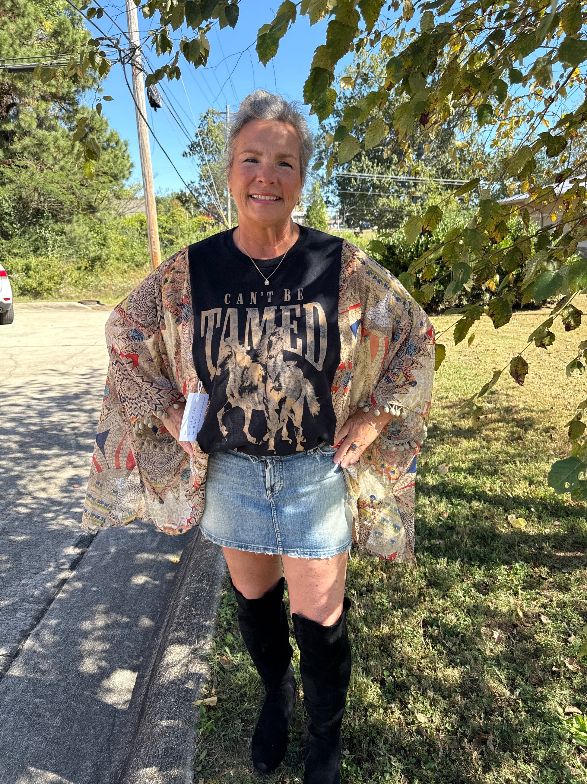 Roper Western Tee Can’t Be Tamed