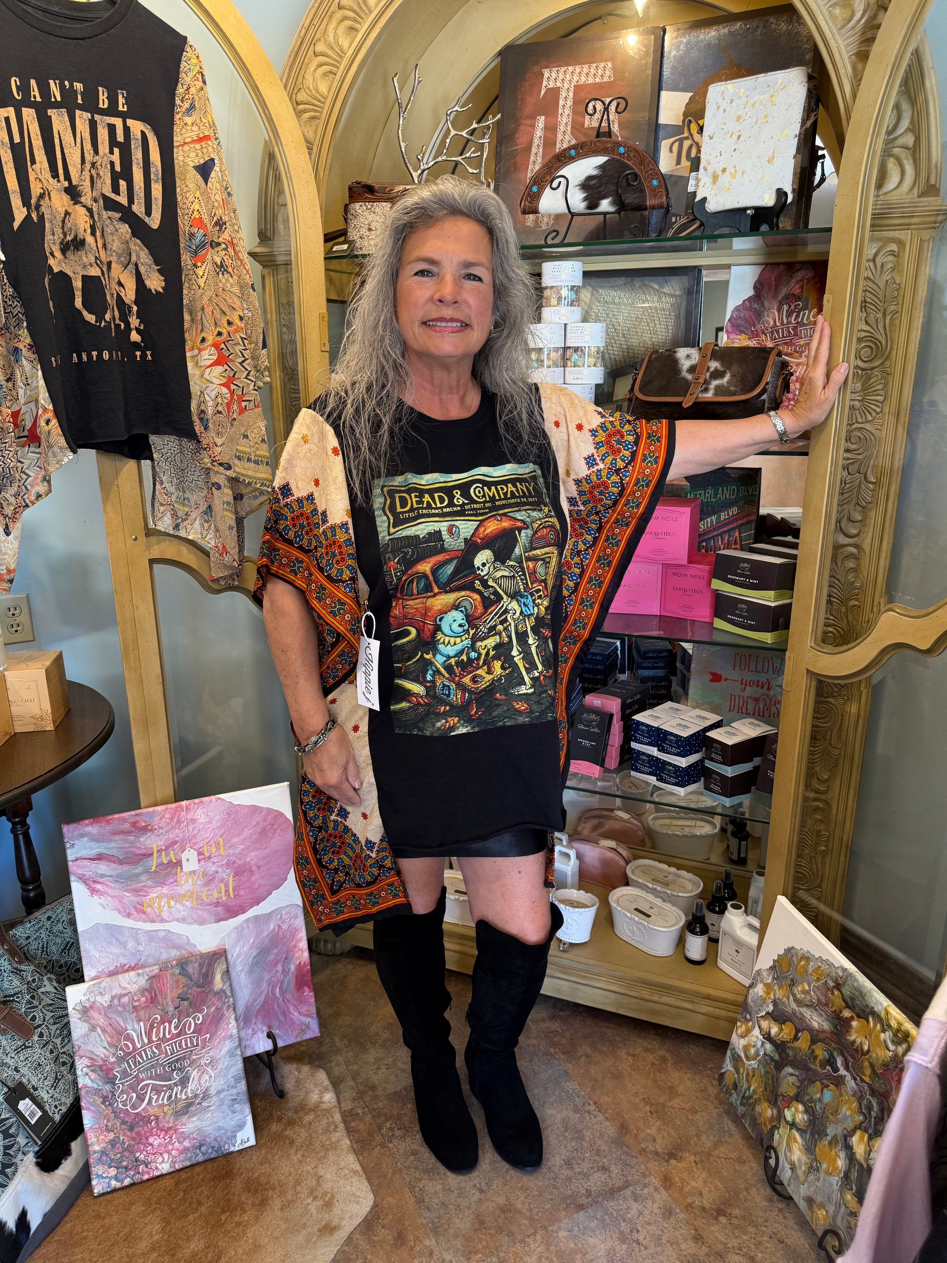 Roper Band Tee Grateful Dead ￼