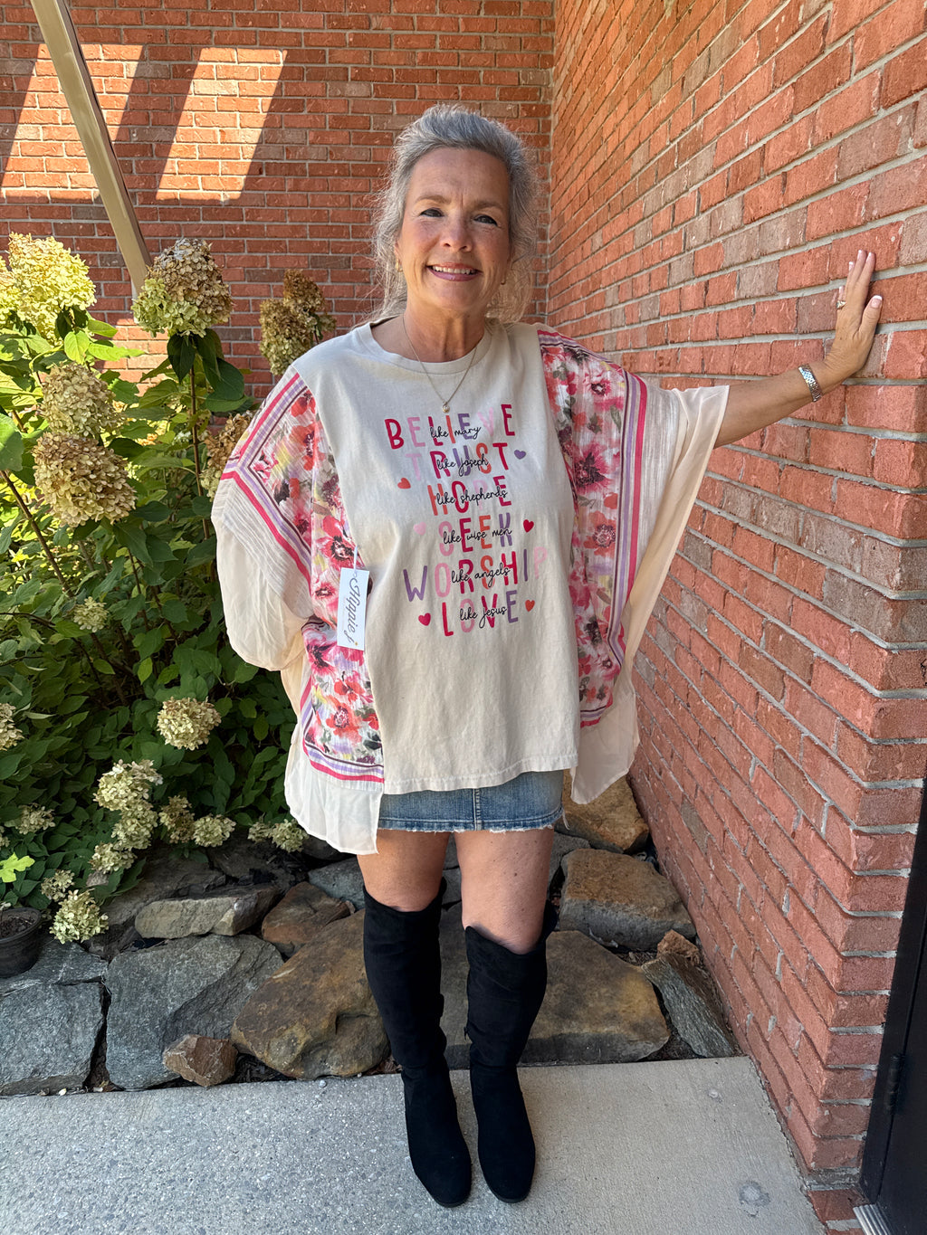 Holy Roller Tee Believe Like Mary