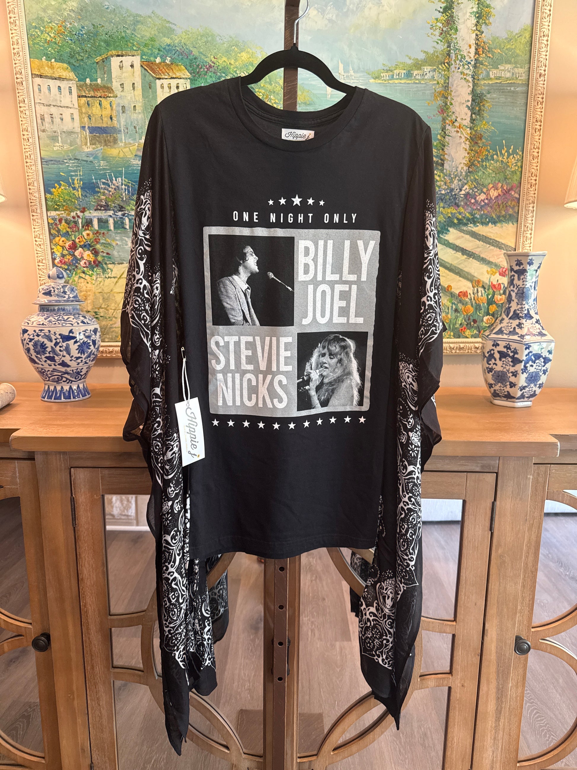 Roper Band Tee Stevie Nicks & Billy Joel