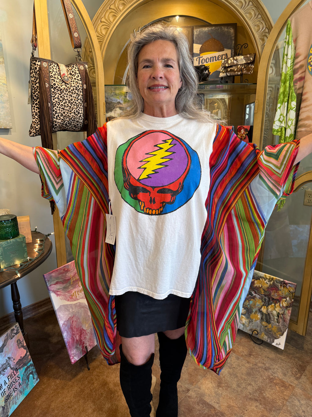 Hippie J Band Tee The Grateful Dead