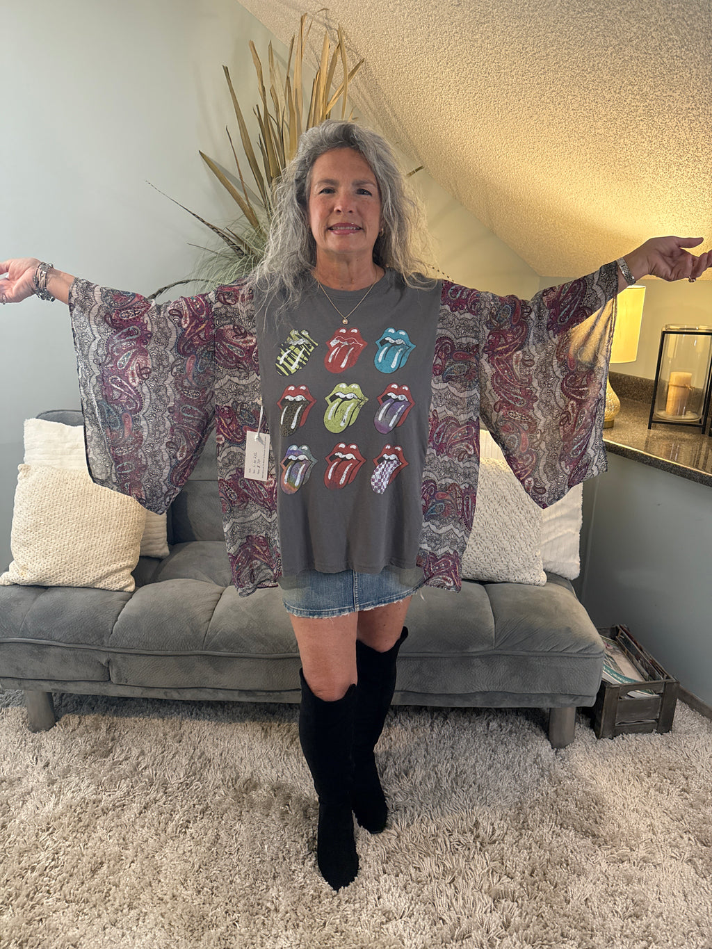 Roper Band Tee Rolling Stones