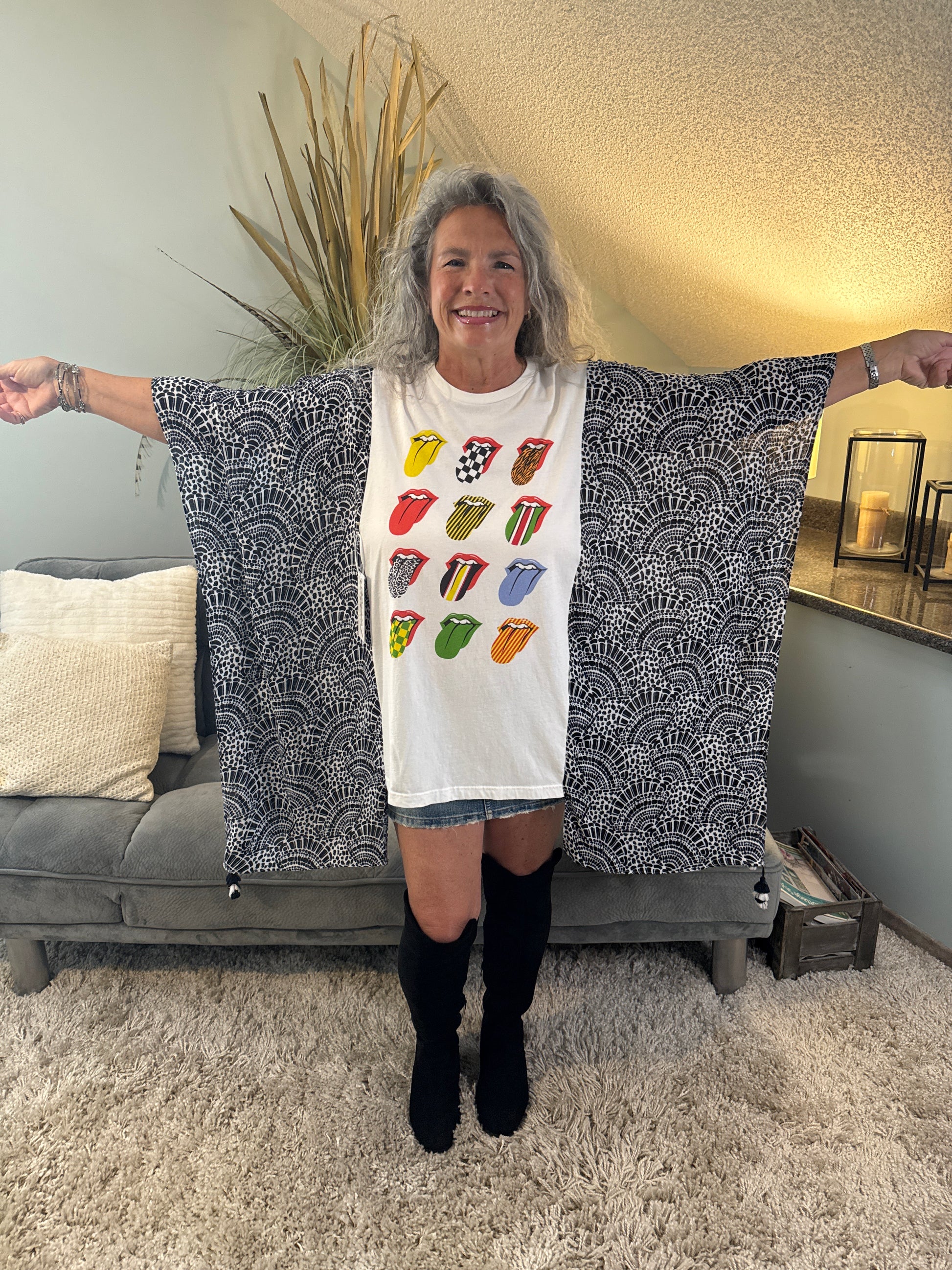 Roper Band Tee Rolling Stones