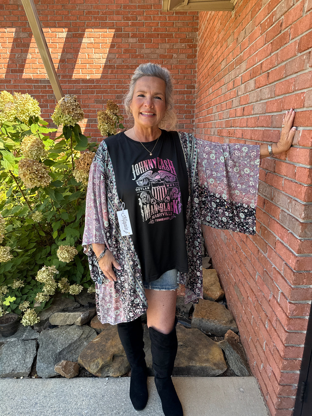 Roper Western Tee Johnny Cash