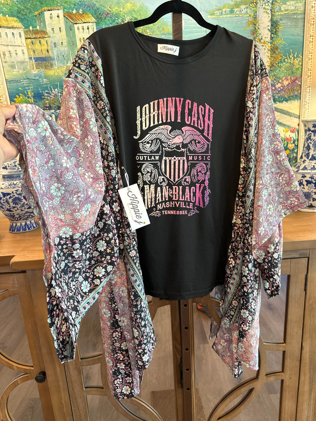 Roper Western Tee Johnny Cash