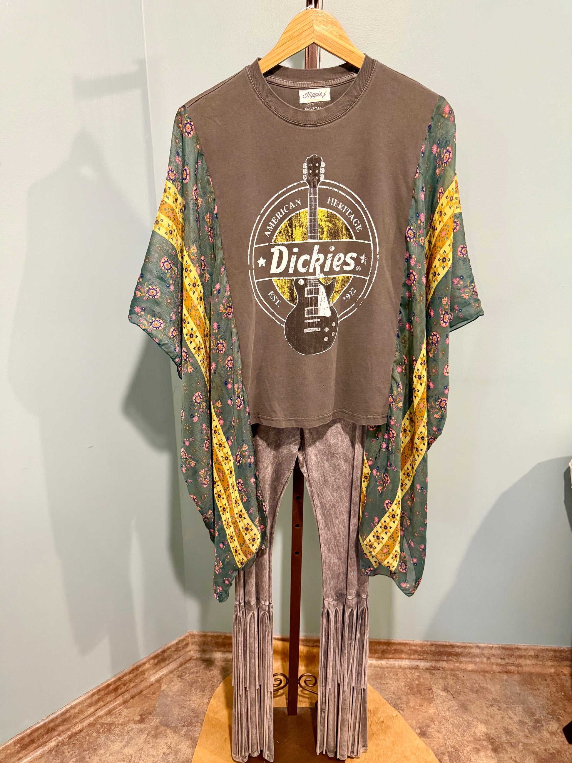 Roper Band Tee Dickies Green