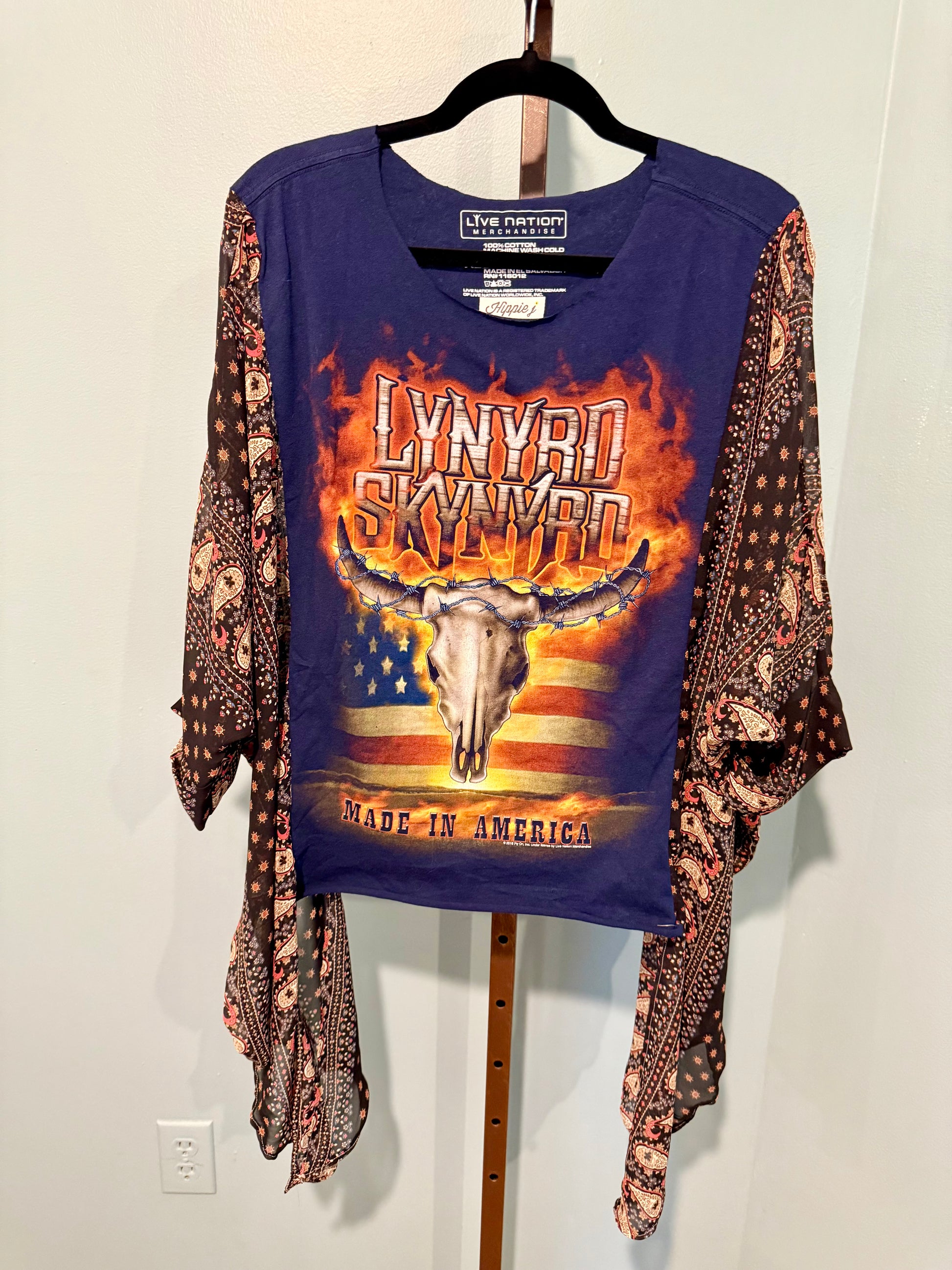 Roper Band Tee Lynyrd Skynyrd Navy Blue